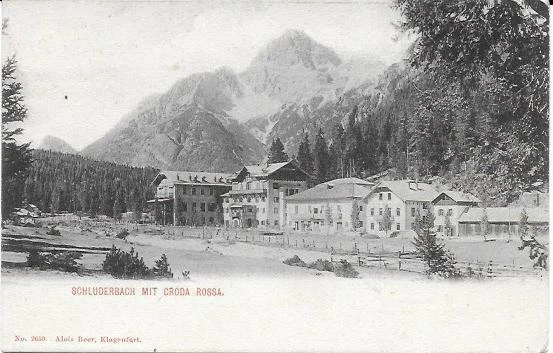 Cartolina Nv 1910  Circa Schluderbach Alto Adige Bolzano