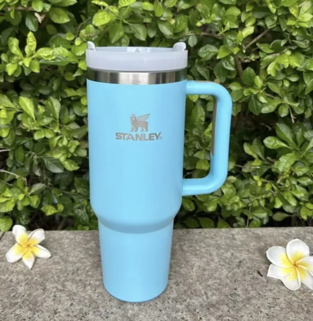 STANLEY QUENCHER 40OZ Stainless Steel Tumbler Light Blue Dupe £39.22 -  PicClick UK