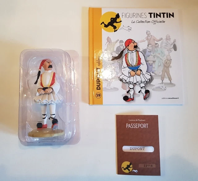 FIGURINE TINTIN COLLECTION officielle, Dupond Syldave EUR 1,00