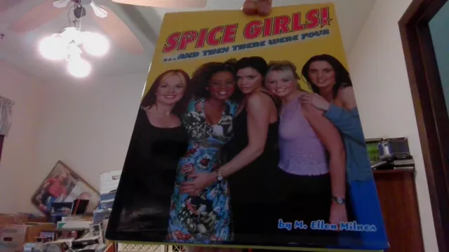 Spice Girls & Then There Were 4 M Ellen Milnea 1998 Hb Book Great  Mint-