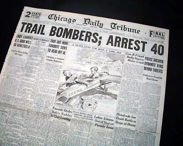 Best CHICAGO GANGLAND WARS Al 'Scarface' Capone Era - Prohibition 1928 Newspaper