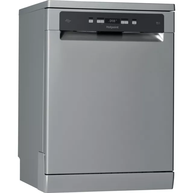 Hotpoint Freestanding Dishwasher - 14 Place Settings Silver HFC3C26WCXUK