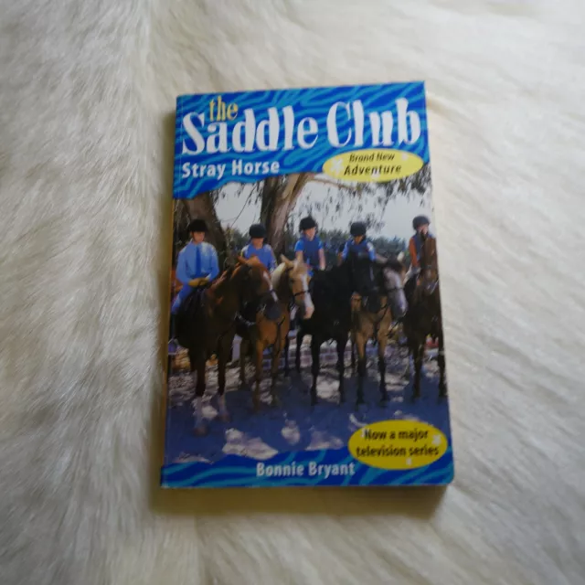 Bonnie Bryant STRAY HORSE Book Vtg The Saddle Club Book 100 Saddle Club TV Show