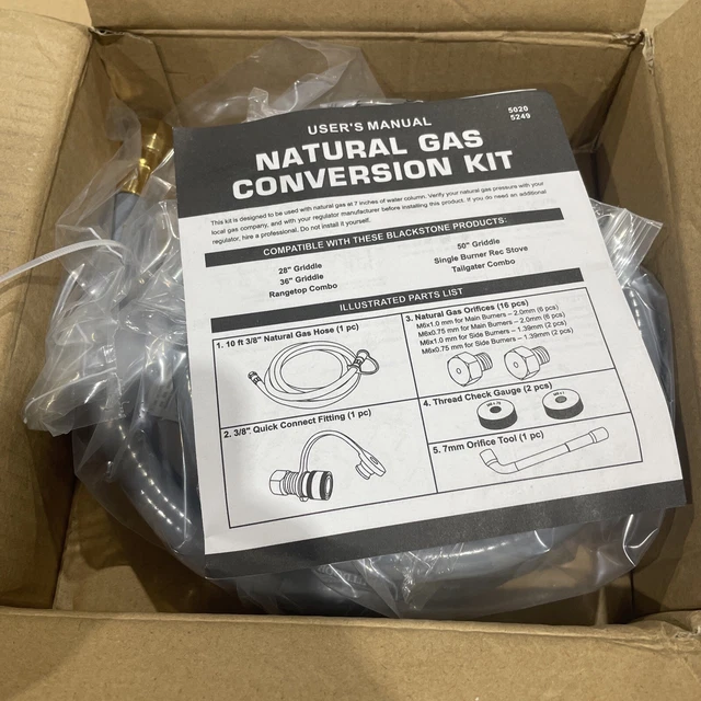 BLACKSTONE NATURAL GAS conversion kit. II1 22.49 PicClick