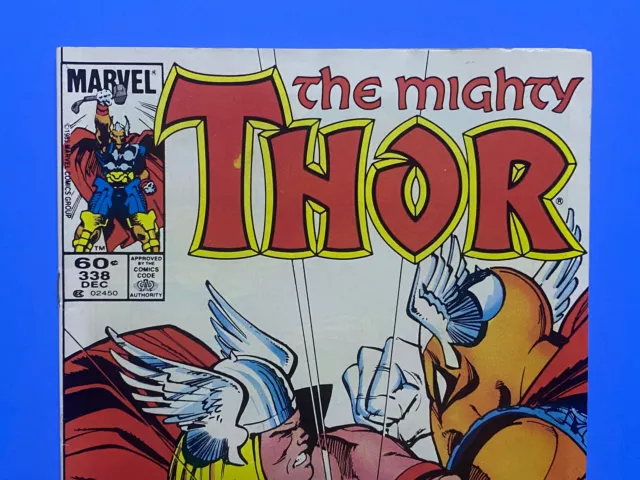 The Mighty Thor #338 (Marvel 1983) Newsstand | 2Nd Beta Ray Bill Fn/Vf 7.0 4
