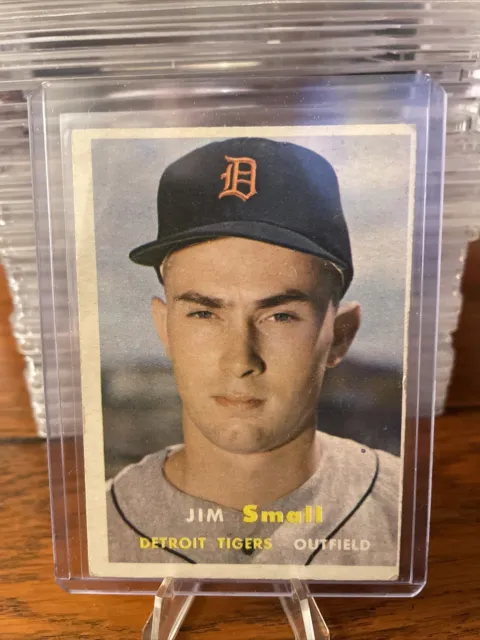 1957 Topps Jim Small # 33 Detroit Tigers VG-EX-💯Vintage **rare**