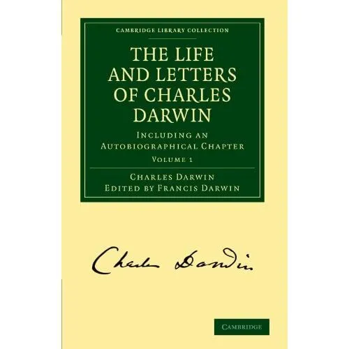 Life Letters Charles Darwin Including an Autobiographi… 9781108003445 VG:3283728