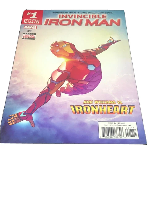 Marvel Comics - Invincible Iron Man #1 (Ironheart, 2017) Riri Williams Disney+