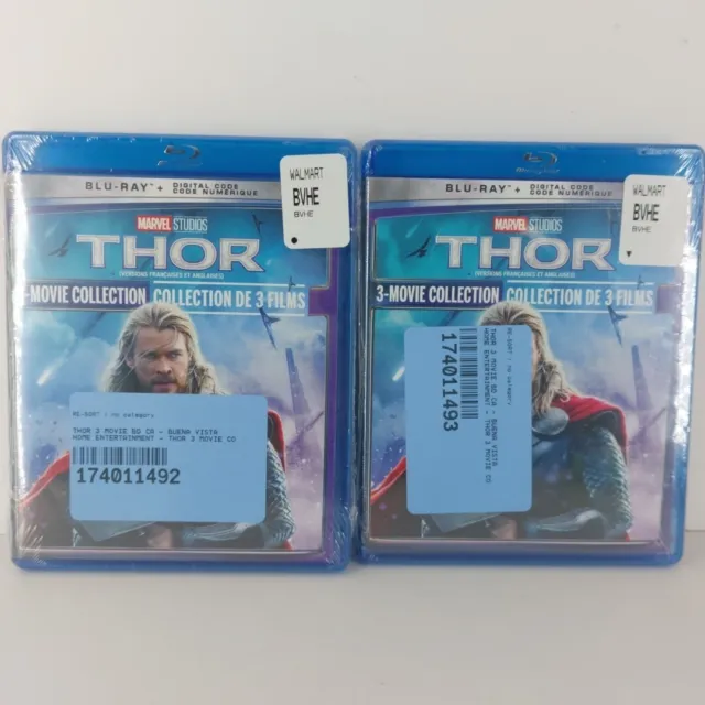 Thor: 3-Movie Collection (Blu-ray) SEALED. Lot Of 2