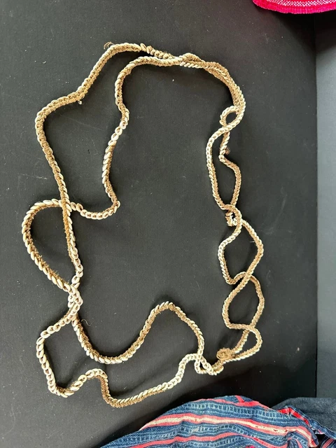 Old Papua New Guinea Cowrie Shell Necklace (f.) …beautiful collection and accent