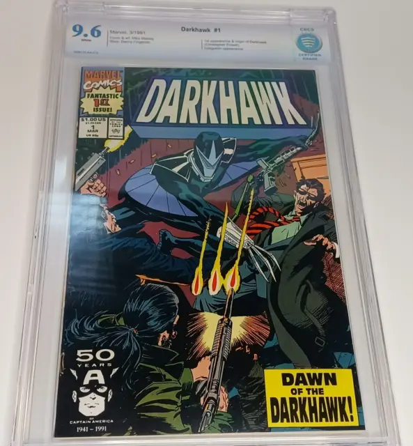 Darkhawk #1 CBCS 9.6 NM+ 1st Appearance of Darkhawk & Origin (Chris Powell)  CGC