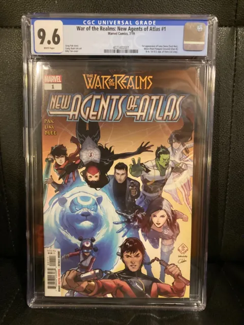 War Of The Realms New Agents Of Atlas  #1 CGC 9.6 (2019) Many 1st Appearances!!!