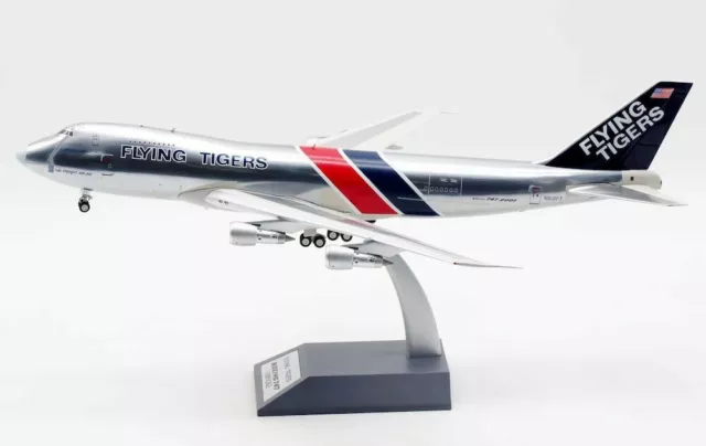 Inflight IF742FT0221P Flying Tigers Boeing 747-200 N810FT Diecast 1/200 Model