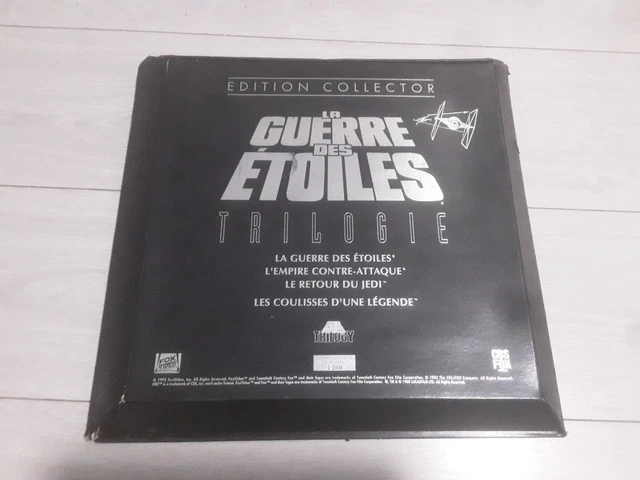 LASERDISC COFFRET TRILOGIE Star Wars En français Edition Limitée