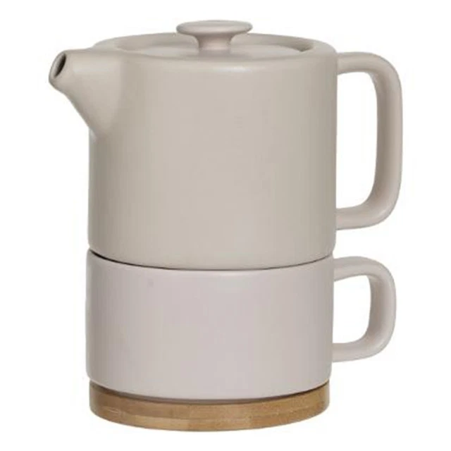 Théière avec Tasse "Nature" 15cm Rose