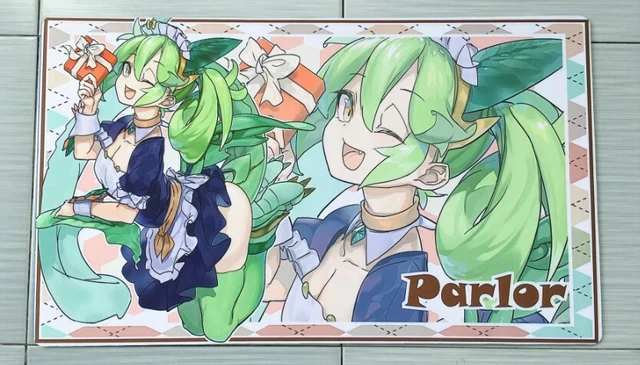YU GI OH PLAYMAT PARLOR Dragonmaid Custom Trading Card Game Mat Desk yu-gi-oh-playmat-parlor-dragonmaid-custom-trading-card-game-mat-desk