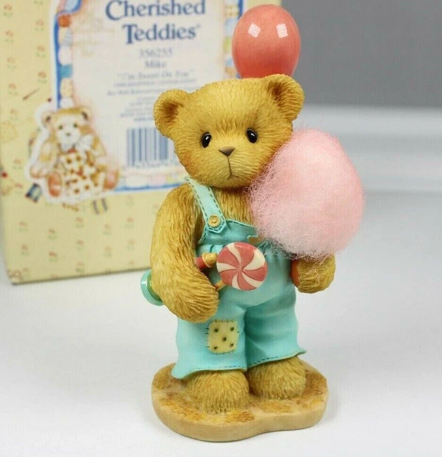 Cherished Teddies 1998 I'm Sweet On You, Adoption Center Event Mike Figurine New