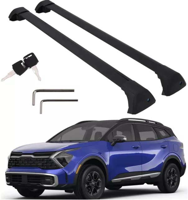 LOCKABLE FOR KIA Sportage Xpro Xline 2023 2024 Roof Rack Cross bar