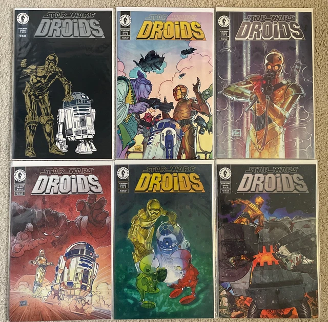 Star Wars Droids #1-6 Complete 2nd Series Set 1994 Dark Horse Comics C-3PO R2-D2