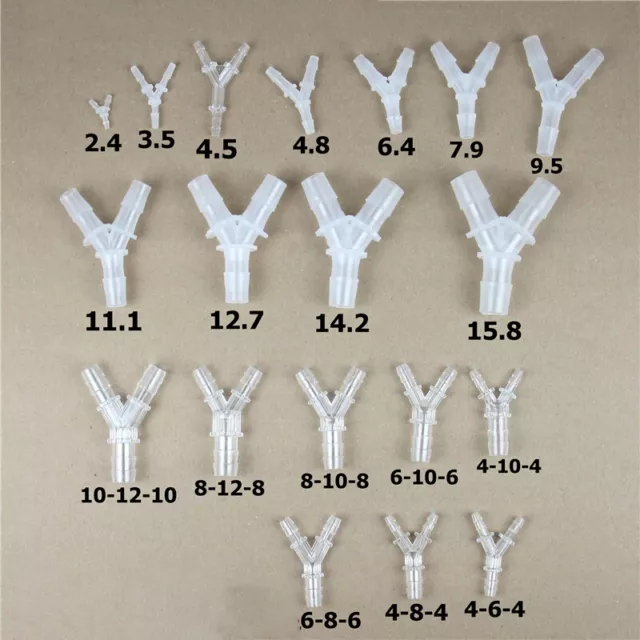 Y Schlauchverbinder Reduzierer Schlauchtülle Tülle Kunststoff Verbinder Stutzen