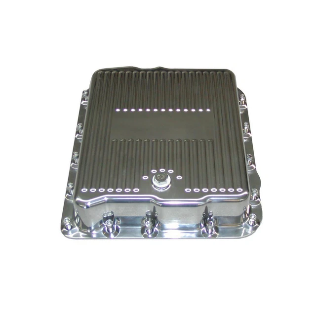 TCI Automotive GM 700R4/4L60/65E Polished Die Cast Aluminum Pan (Stock Depth).