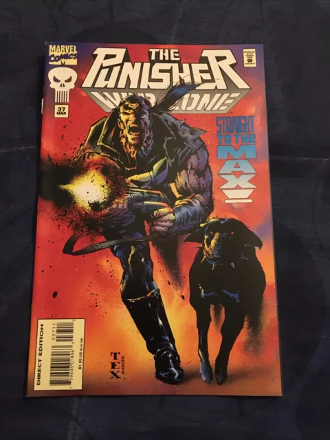 Punisher War Zone #37 Low Print Run Marvel Comics 1995