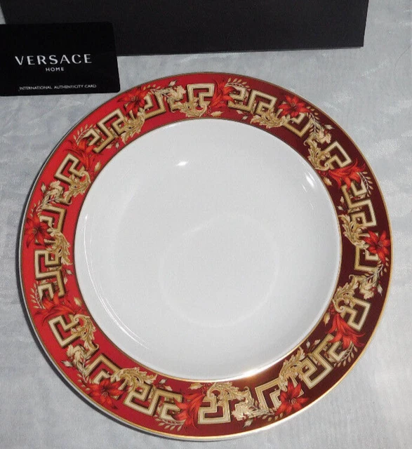 Rosenthal Versace 2016 Christmas Blooms Suppenteller 22 cm Neu & Ovp