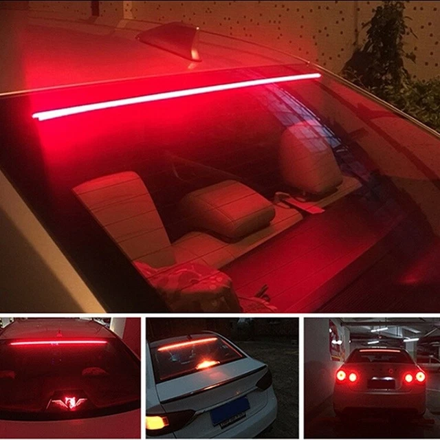 Red led strip discount lights for cars
