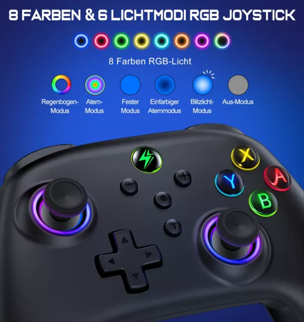 Wireless Switch Pro Controller für Nintendo Switch,Switch OLED,PC,iOS Gamepad 2