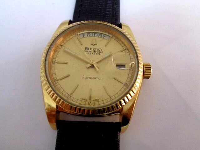 Bulova super top seville oro