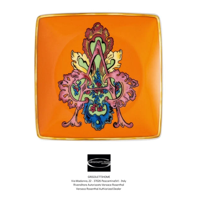 Versace Rosenthal - Holiday Alphabet - A - Untertasse / Tasse CM 12 -