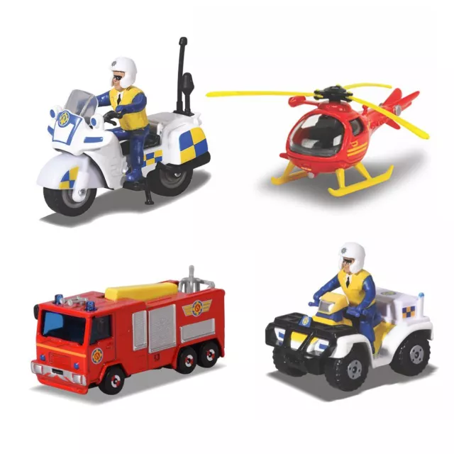 Polizei & Feuerwehr Rettungsteam | Feuerwehrmann Sam | Mini Die Cast Serie 2
