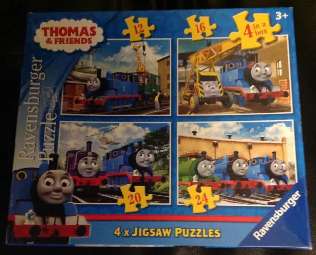 Ravensburger Puzzle - Thomas & Friends, 4 Puzzles, COMPLETE