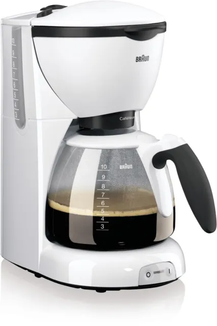 Braun Domestic Home Kaffeemaschine KF 520/1 PurAroma Weiss