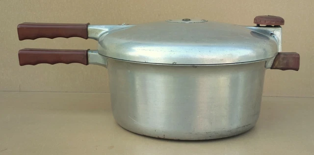 Cocotte Minute Vintage Marcalu Caroline - Autocuiseur Alu 25cm Années 50