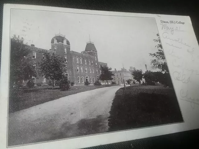 Dixon Illinois Ill Il College 1908 Postcard PC