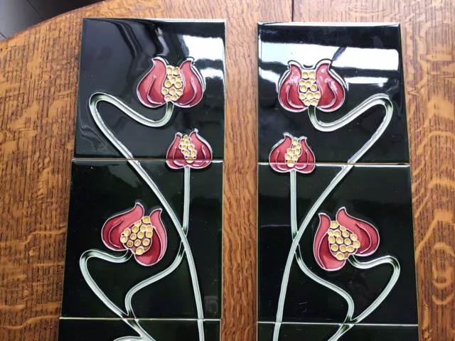 Set of Victorian Fireplace Tiles.  The Agnews Collection