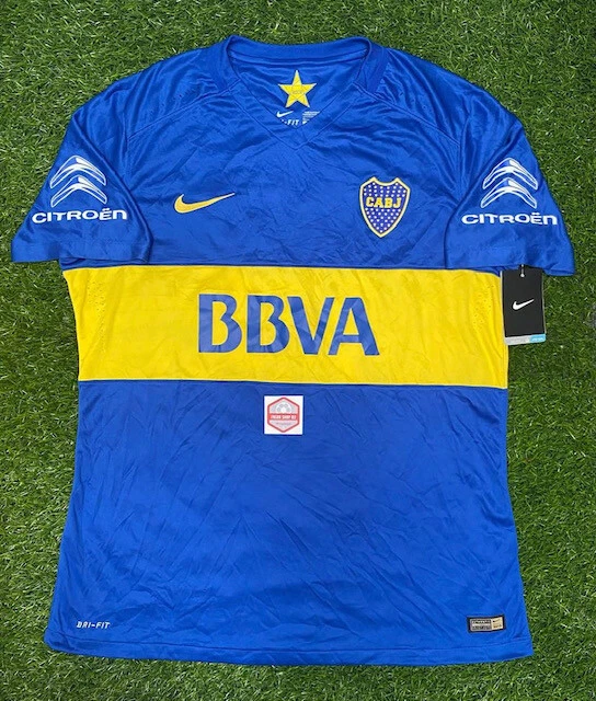 Maillot Boca Juniors Match Worn 1997 - Nike - Vintage - Avec Certificat - Occasion Porté
