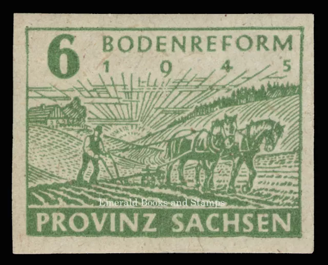 EBS Germany 1945 - Soviet Zone - Saxony - Land Reform - Michel 85-86 - MNH** 2