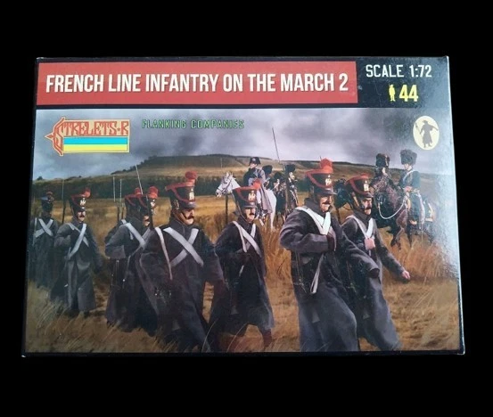 Figurines Au 1/72 - Infanterie Autrichienne En Marche Strelets 260 - Grappe De Plusieurs Pièces