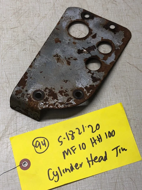 MASSEY FERGUSON MF-10 MF-12 Tractor Engine Cylinder Head Tin SN 3516 £ ...