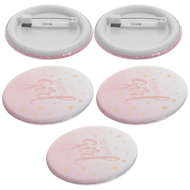 50 pz distintivo baby party distintivo lastre di stagno decorazioni sesso chic