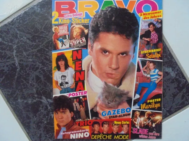 BRAVO 7/1984 TB:Gazebo/Nena/SS:Limahl/Slade/Depeche Mode/N.de Angelo/Komplett