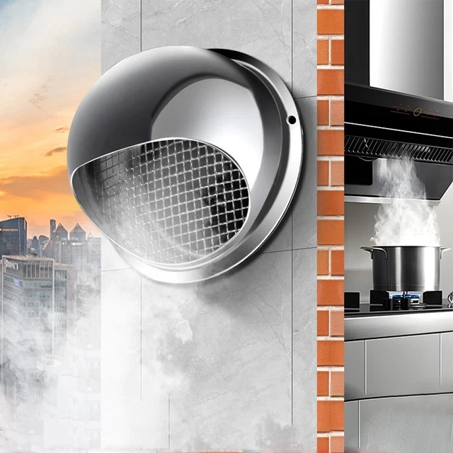DRYER VENT PIPES Air Vent Grille External Extractor Kitchen Fans