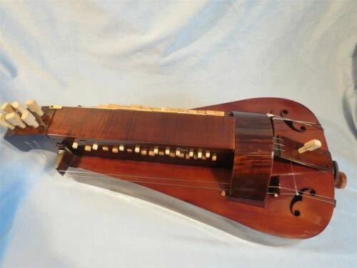 Hand Made 6 strings 24 keys Hurdy Gurdy,Maple wood #2 2