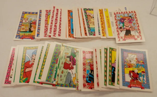 Archie Comics Trading Card Lot of 98 Cards c.1992 Skybox