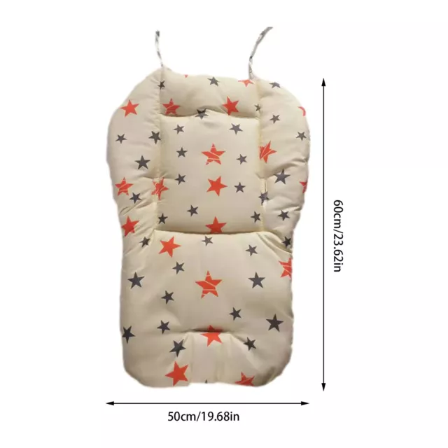 Stroller Insert for Baby Support Comfortable Soft Stroller Liner Seat Cushion 3