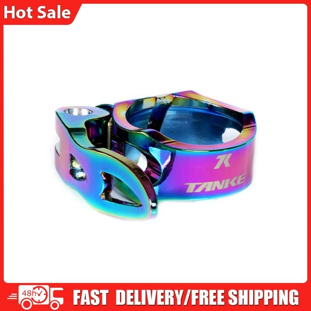 MTB Bike Seatpost Clamp Aluminum Alloy Road Bicycle Seat Tube Clip (31.8mm)