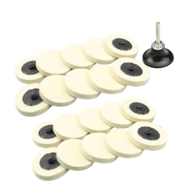 21 piezas/juego de almohadillas de rueda de pulido de conejitos para pulir discos de pastel