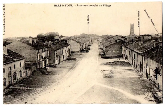 CPA 54 - MARS LA TOUR (Meurthe et Moselle) - Panorama complet du Village